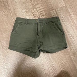 Abercrombie and Fitch Army Green Shorts